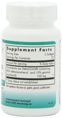Close-up of Nutricology Delta-Fraction Tocotrienols label