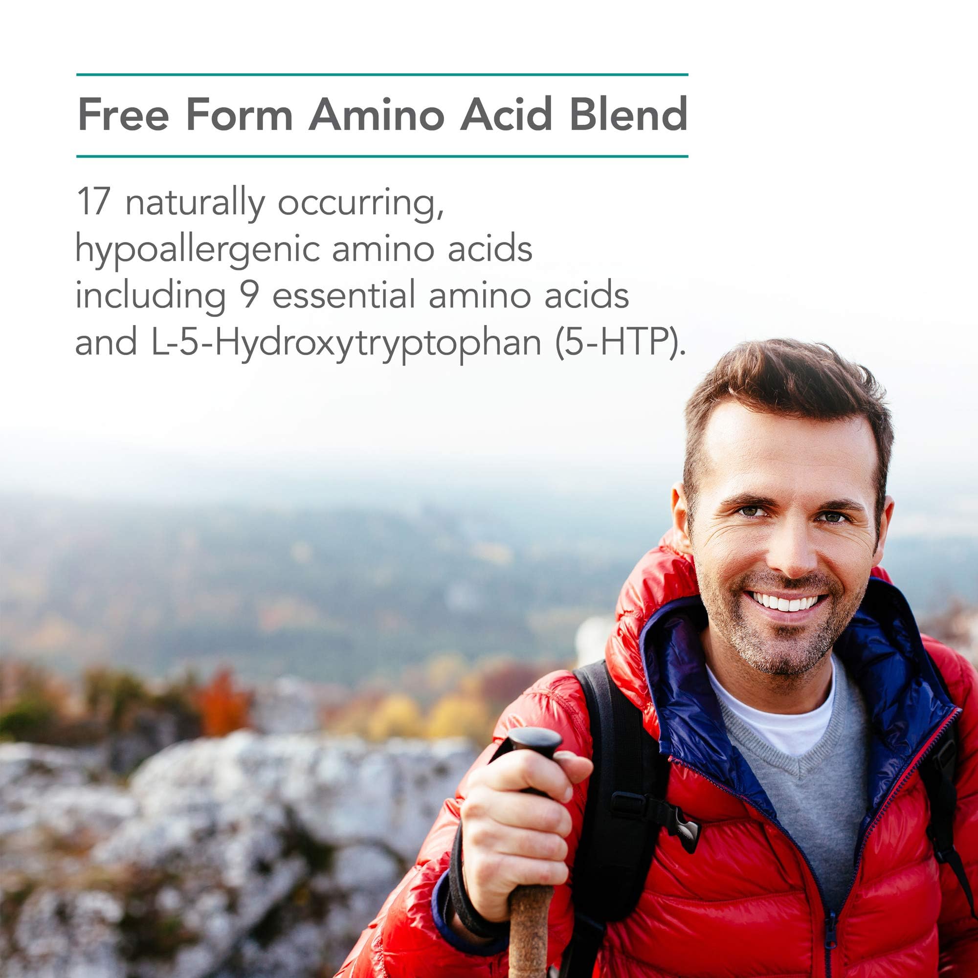 Back label with ingredients and directions for Nutricology Free Aminos