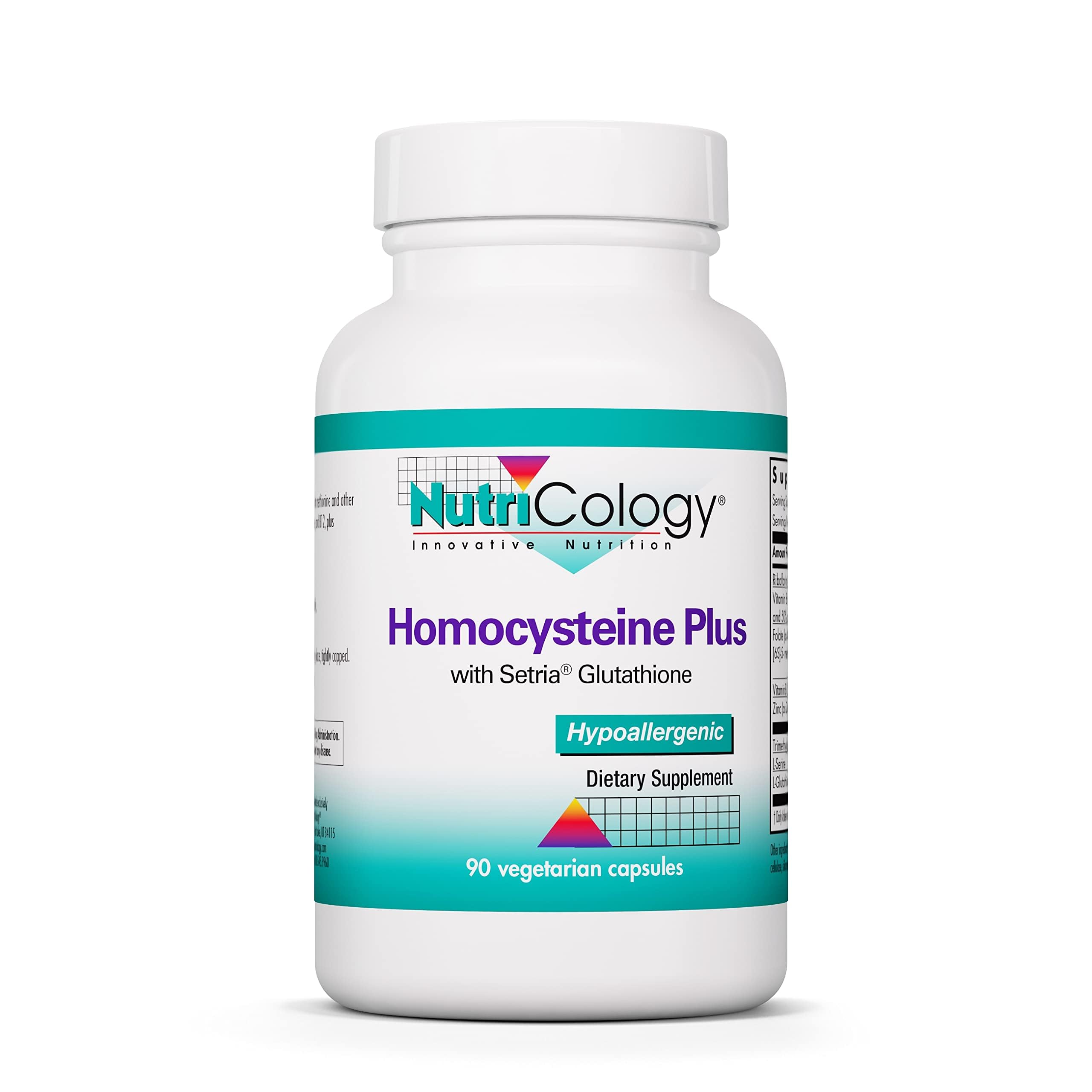 Nutricology Homocysteine Plus bottle front view