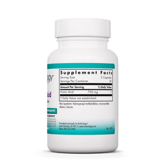 Front view of Nutricology Humic Acid supplement bottle