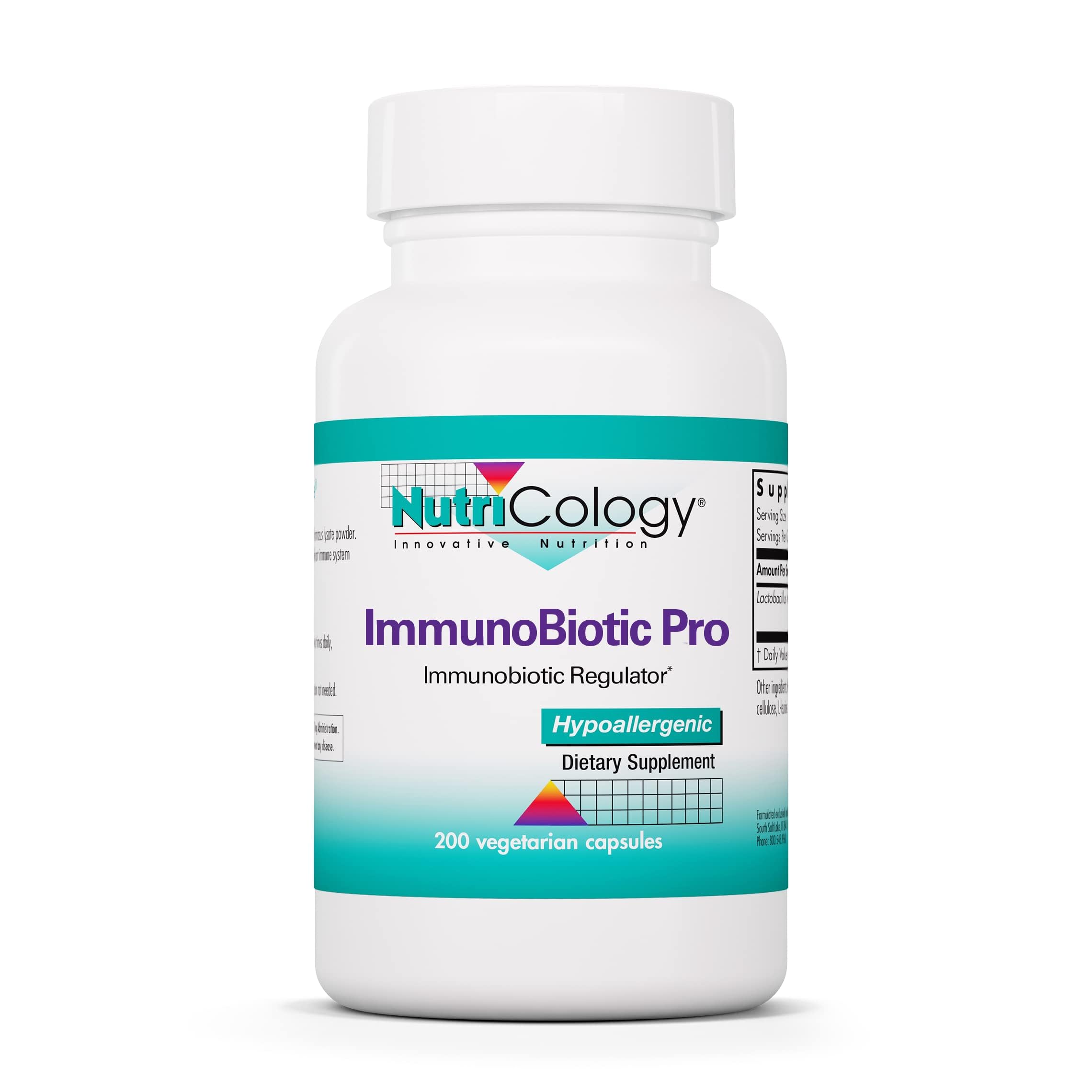 Nutricology ImmunoBiotic Pro bottle - front view