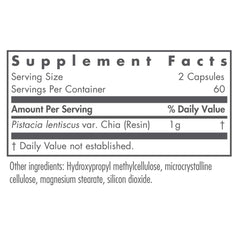 Close-up of Vegetarian capsules containing Mastic Gum