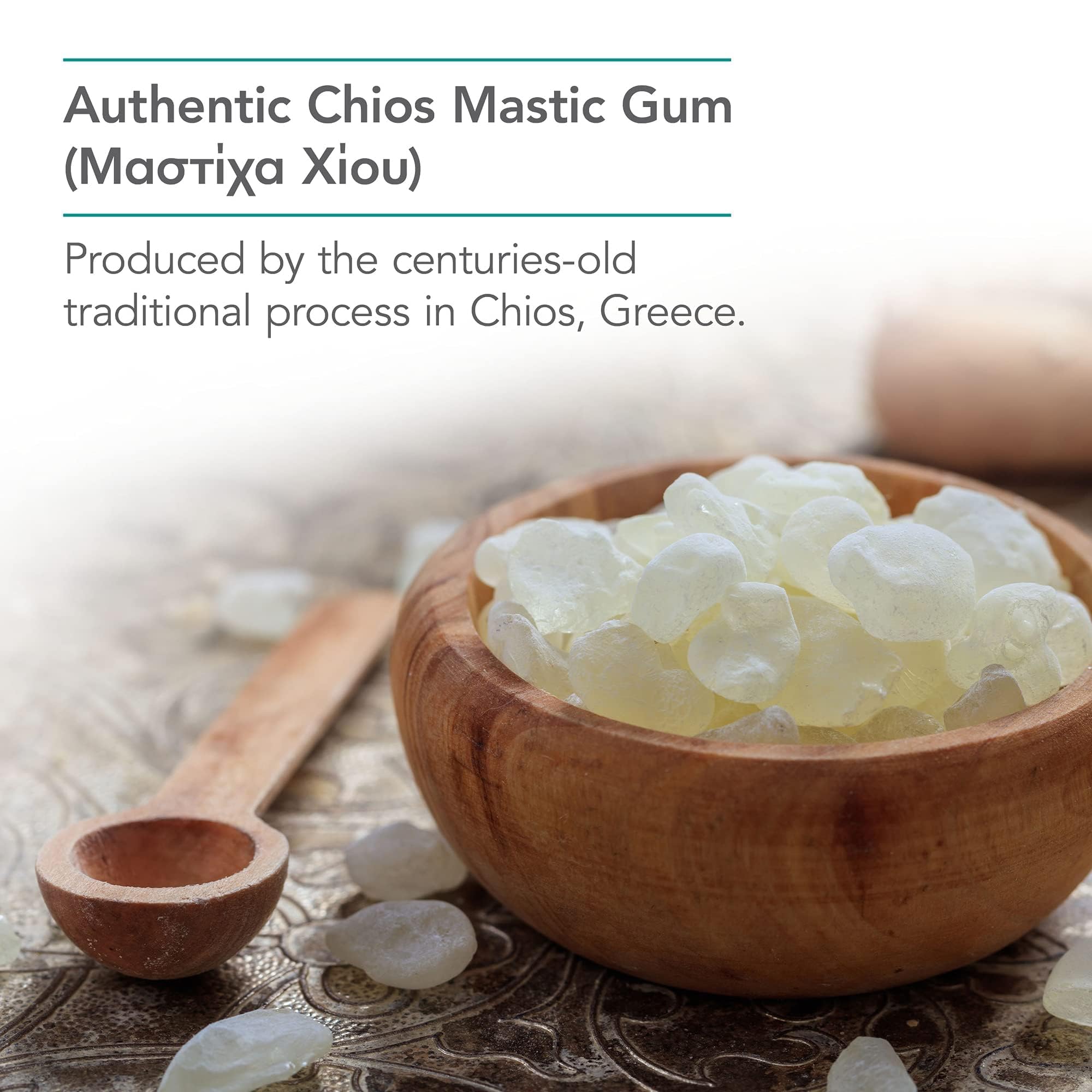 Authentic Chios mastic resin texture