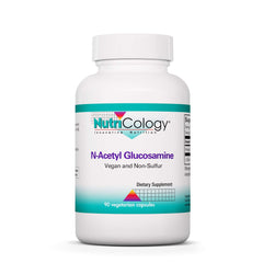 Bottle of Nutricology N-Acetyl D-Glucosamine 500mg (NAG) capsules