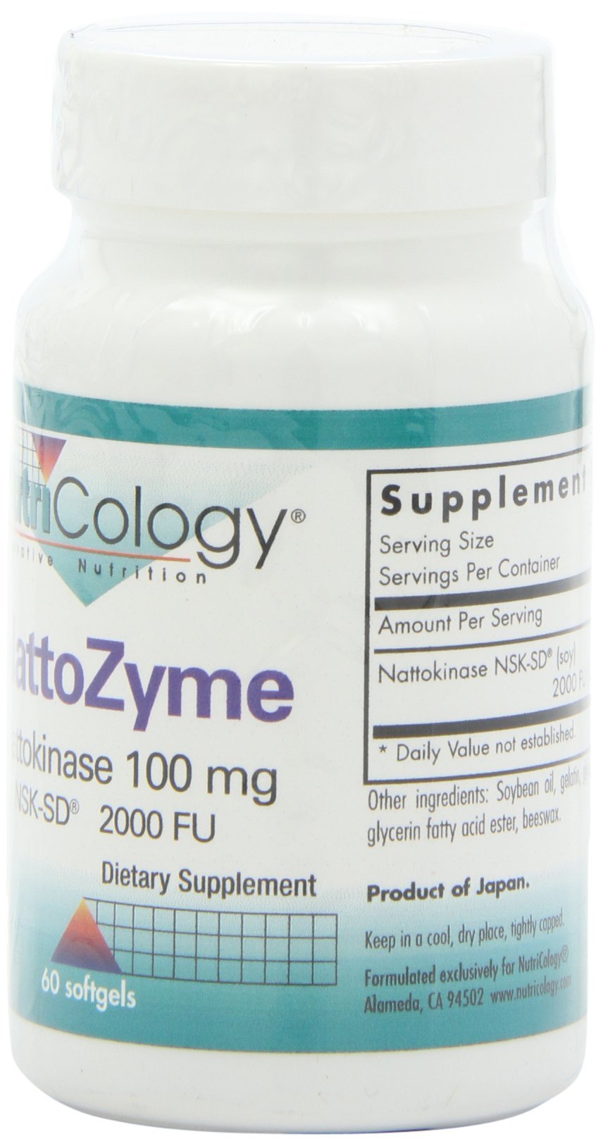 NattoZyme NSK-SD product label and branding