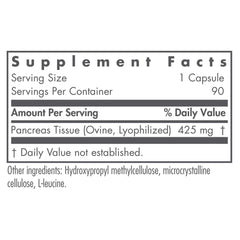 Close-up of freeze-dried lamb pancreas glandular capsules