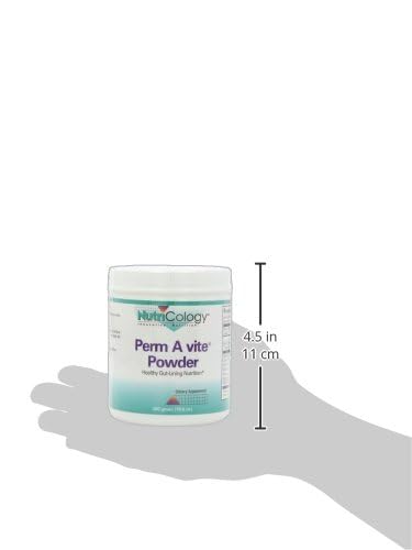Nutrition facts label for Perm A Vite Powder