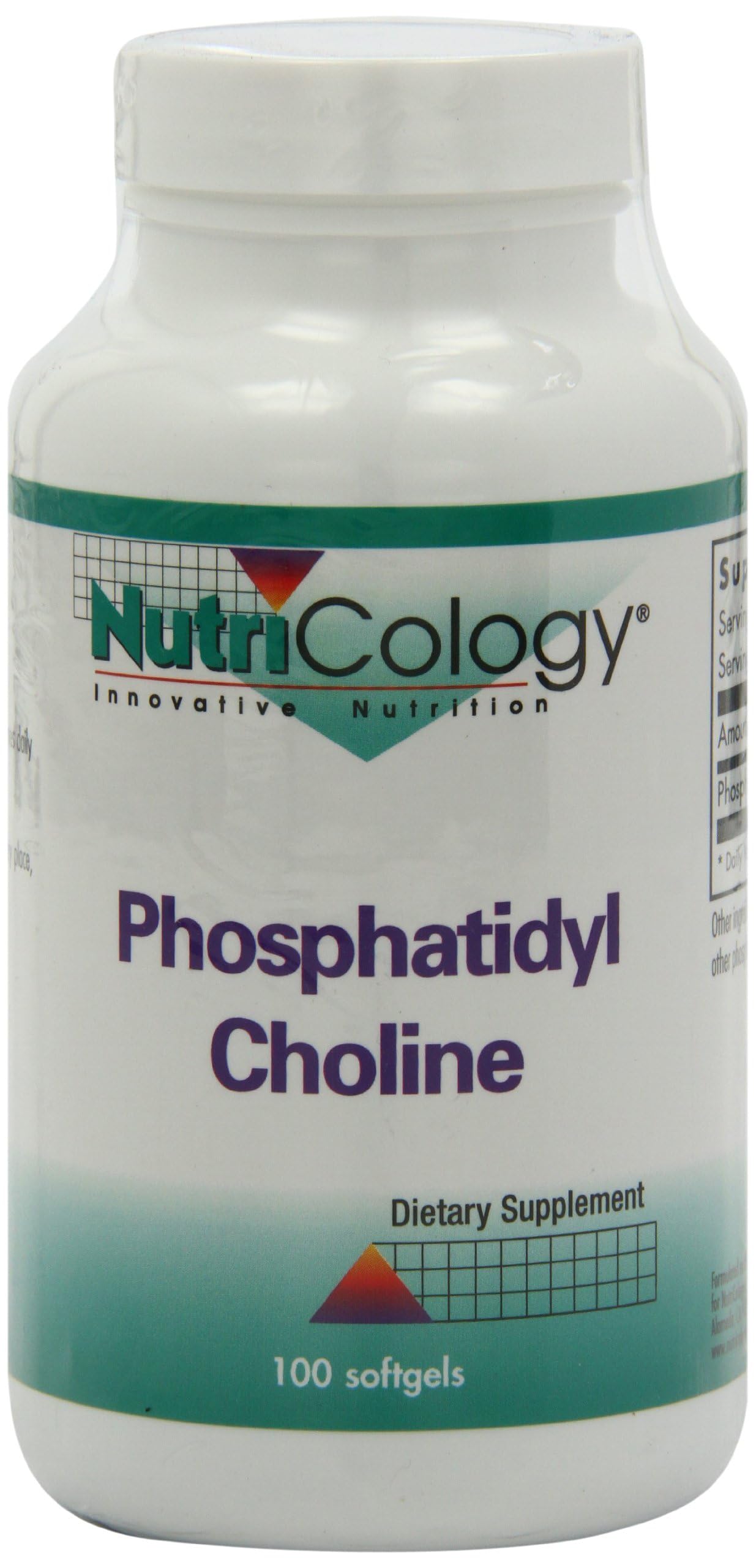 Nutrition label for phosphatidylcholine supplement