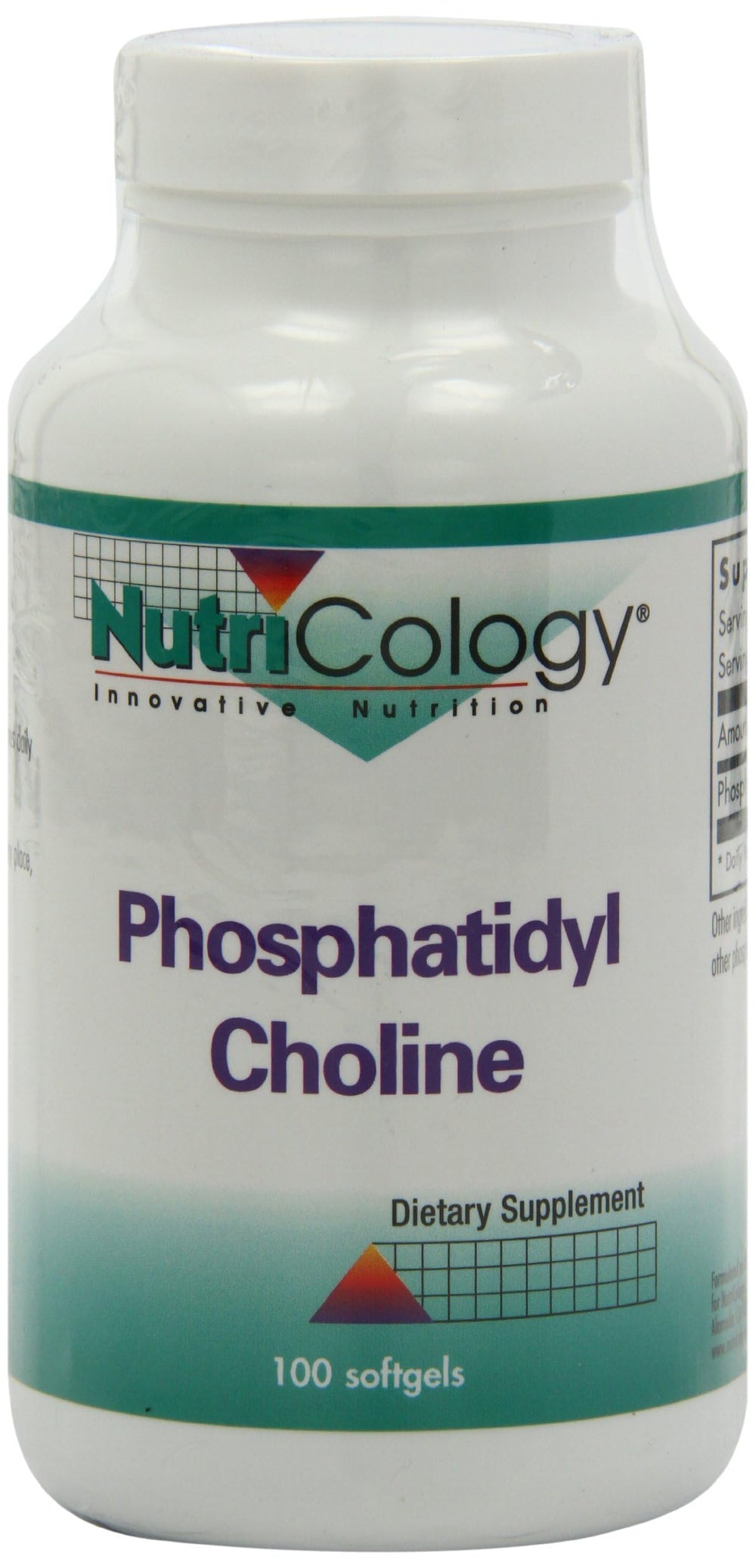 Nutrition label for phosphatidylcholine supplement