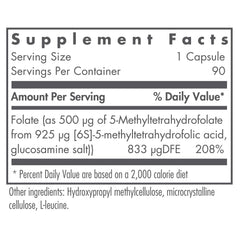 Front packaging of Nutricology QuatreActiv Folate 90-count
