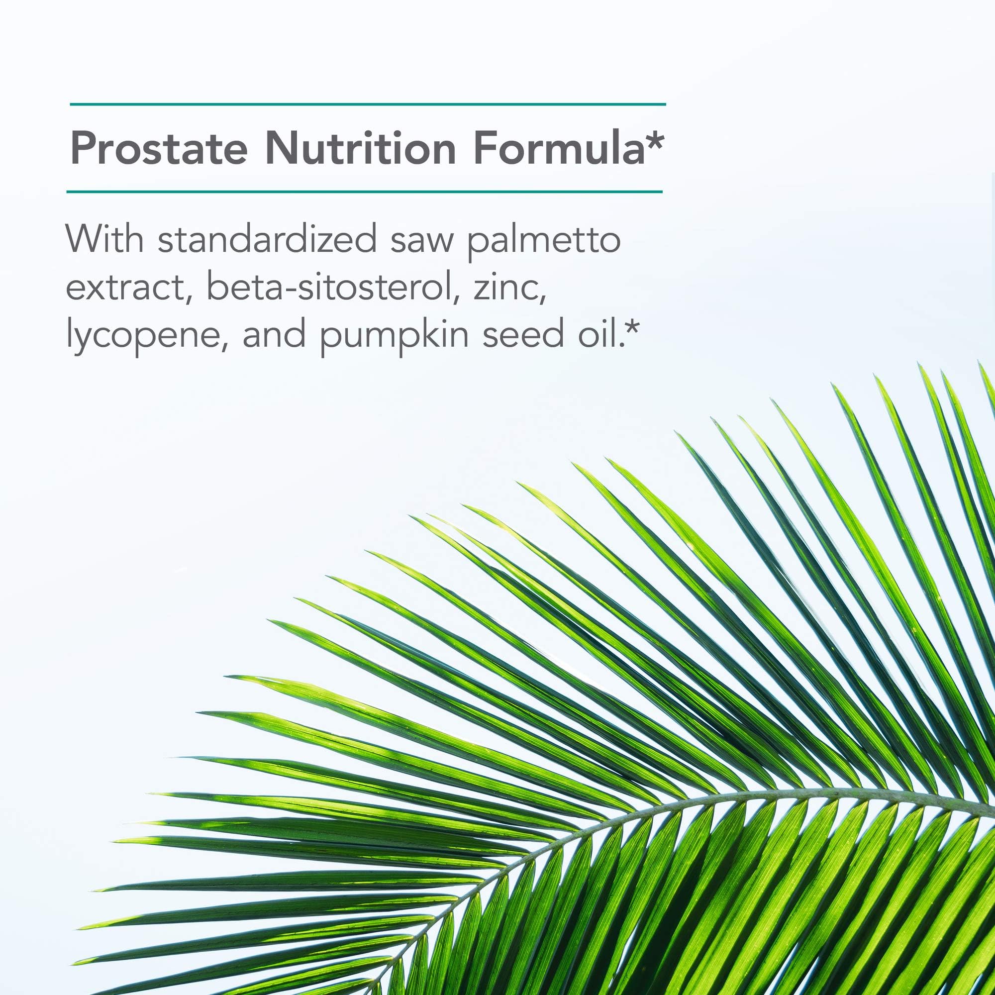 Close-up of Nutricology Saw Palmetto Complex Softgels bottle