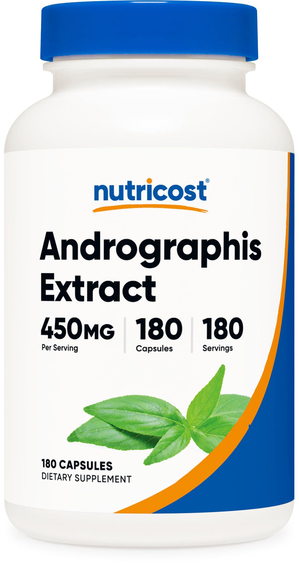 Nutricost Andrographis Extract 450mg bottle label