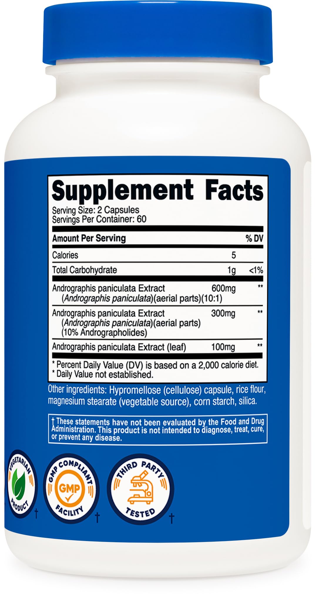 Lifestyle scene featuring Nutricost Andrographis Capsules