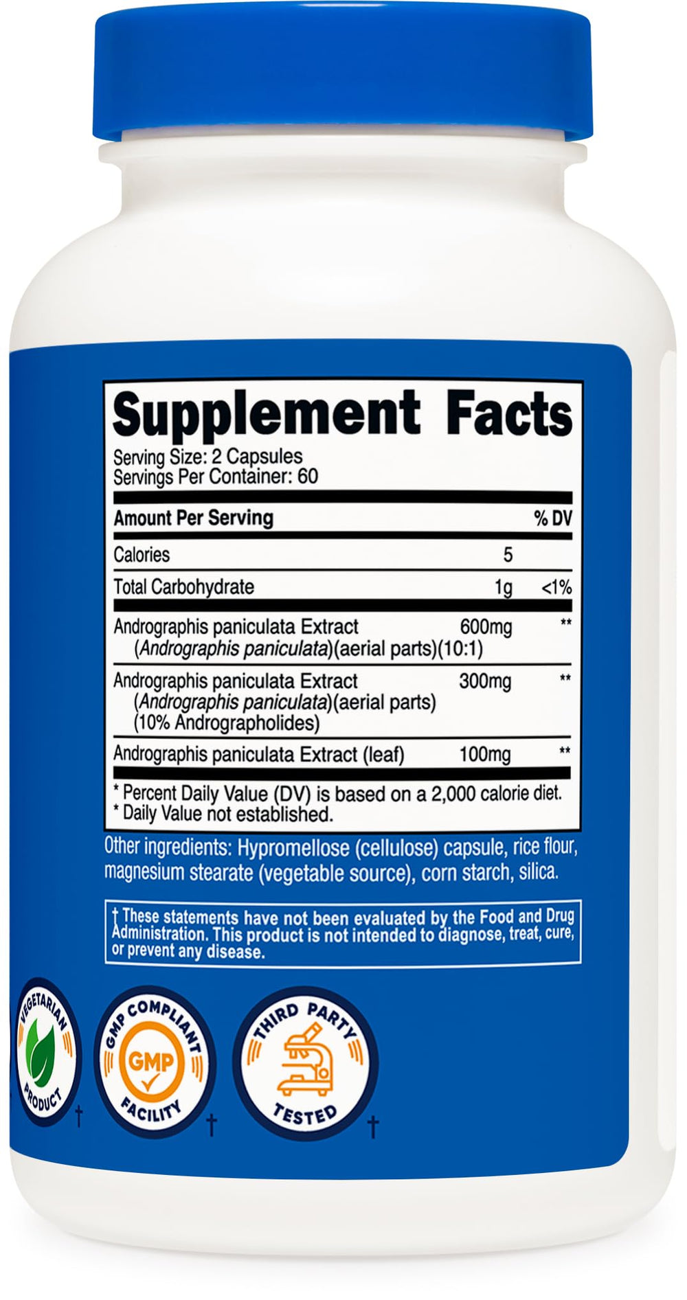 Lifestyle scene featuring Nutricost Andrographis Capsules