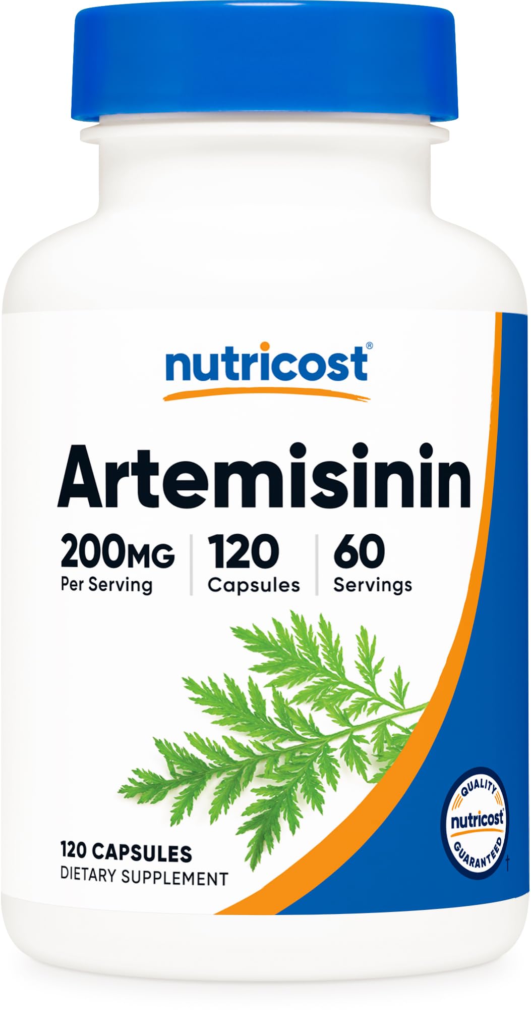 Nutricost Artemisinin 200mg bottle with 120 capsules