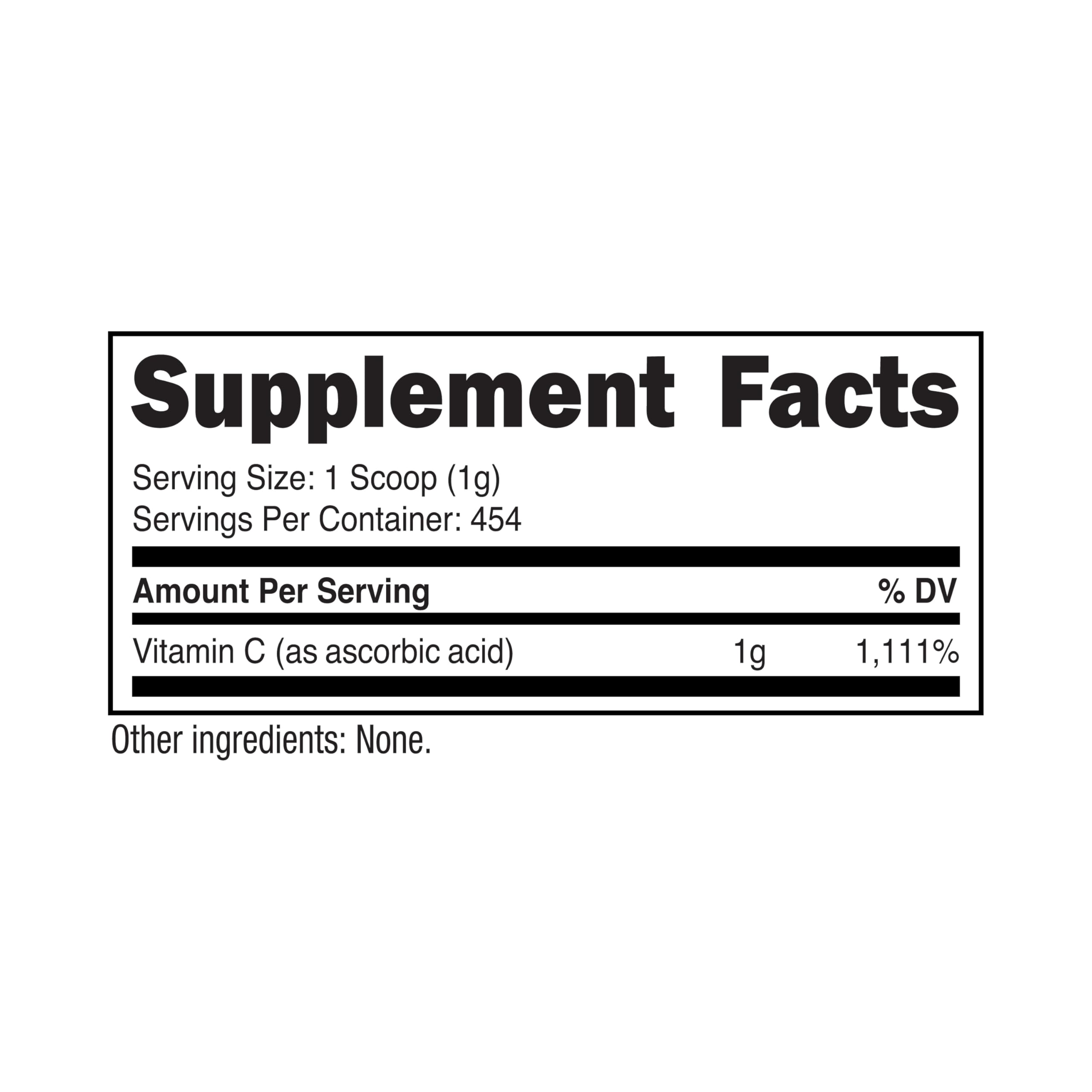 Side view of 1 lb jar with scoop