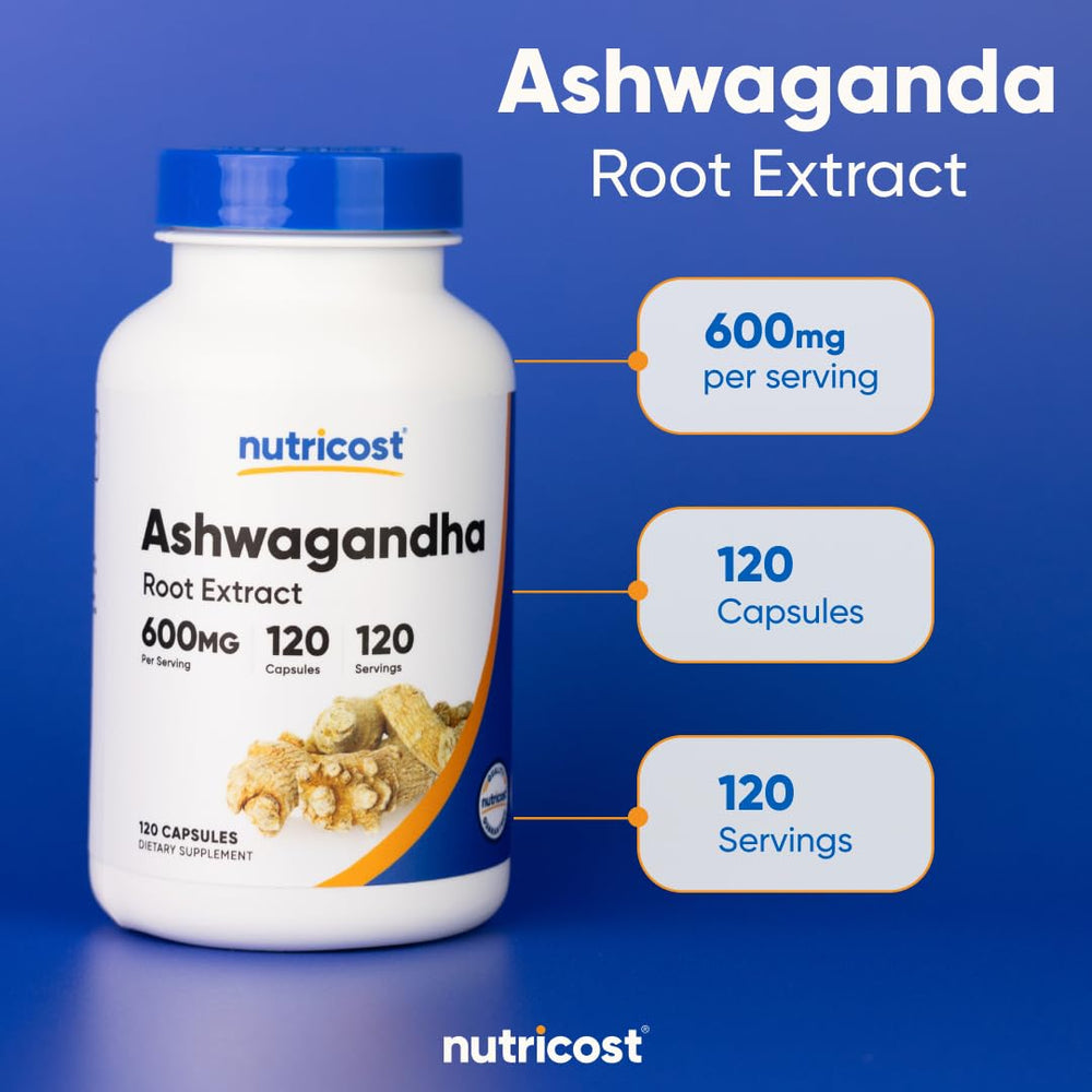 Non-GMO Nutricost Ashwagandha root extract