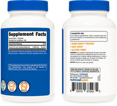 Nutricost B12 vegetarian capsule bottle and pack