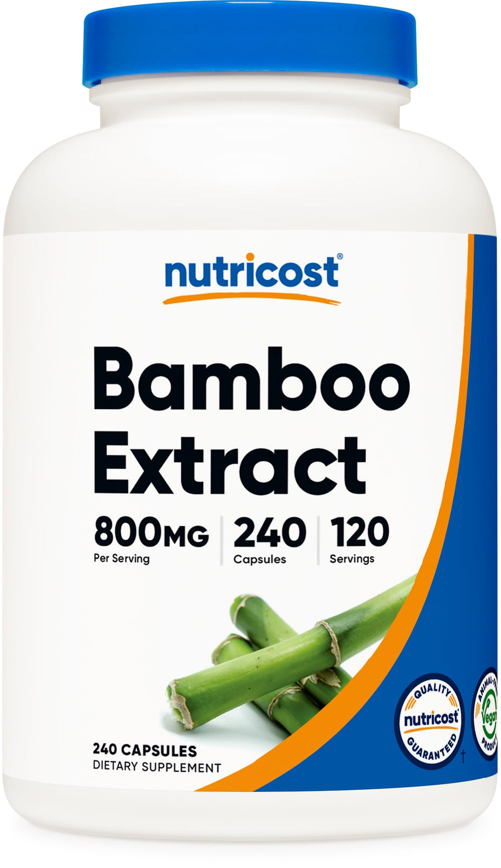 Nutricost Bamboo Extract 400 mg per Capsule - 240 Capsules