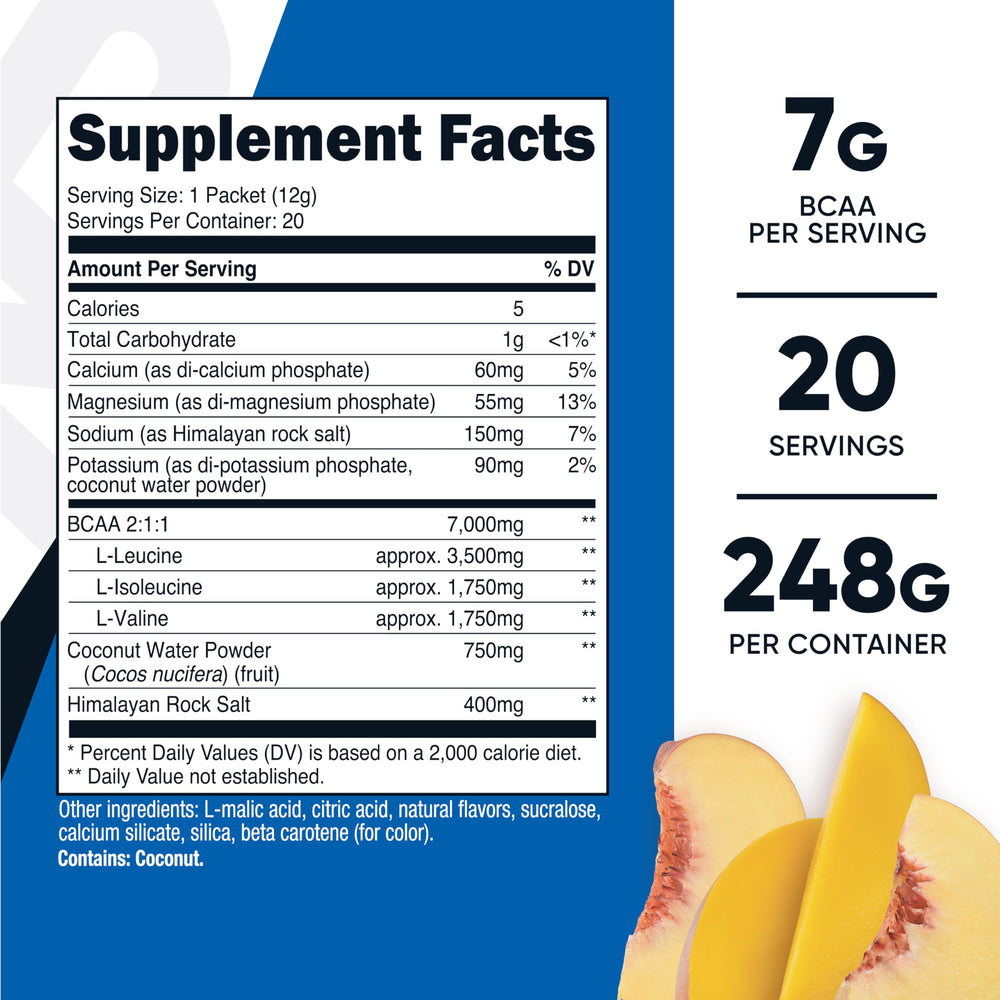 Close-up of Peach Mango flavor stickpack