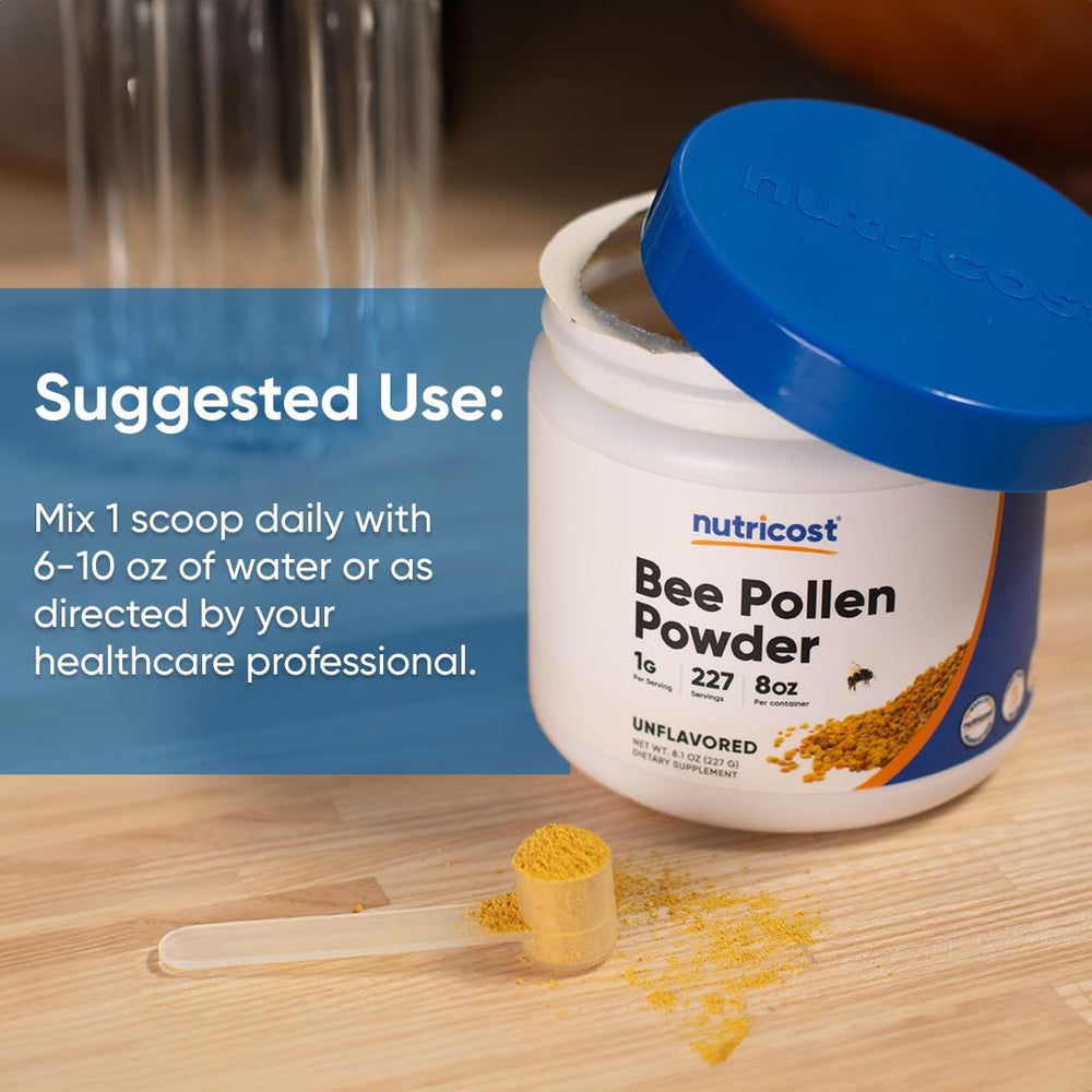 Vegetarian-friendly Nutricost Bee Pollen Powder