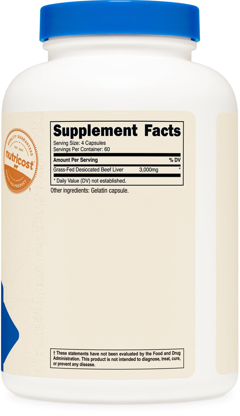 GMP-compliant manufacturing facility for Nutricost beef liver capsules