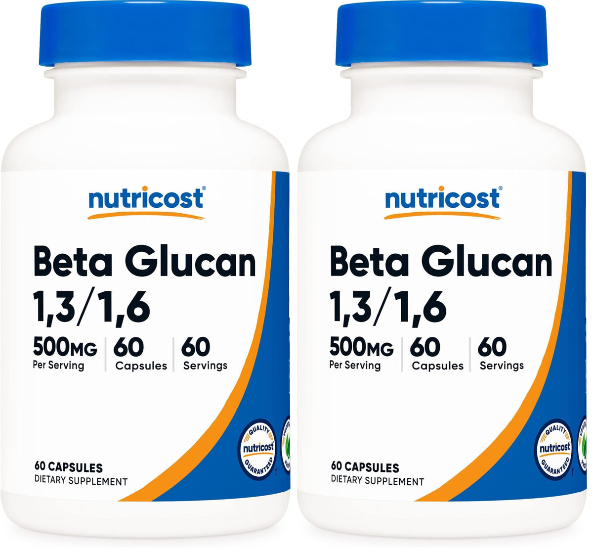 Nutricost Beta Glucan 500mg bottle front view