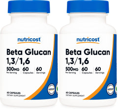 Nutricost Beta Glucan 500mg bottle front view