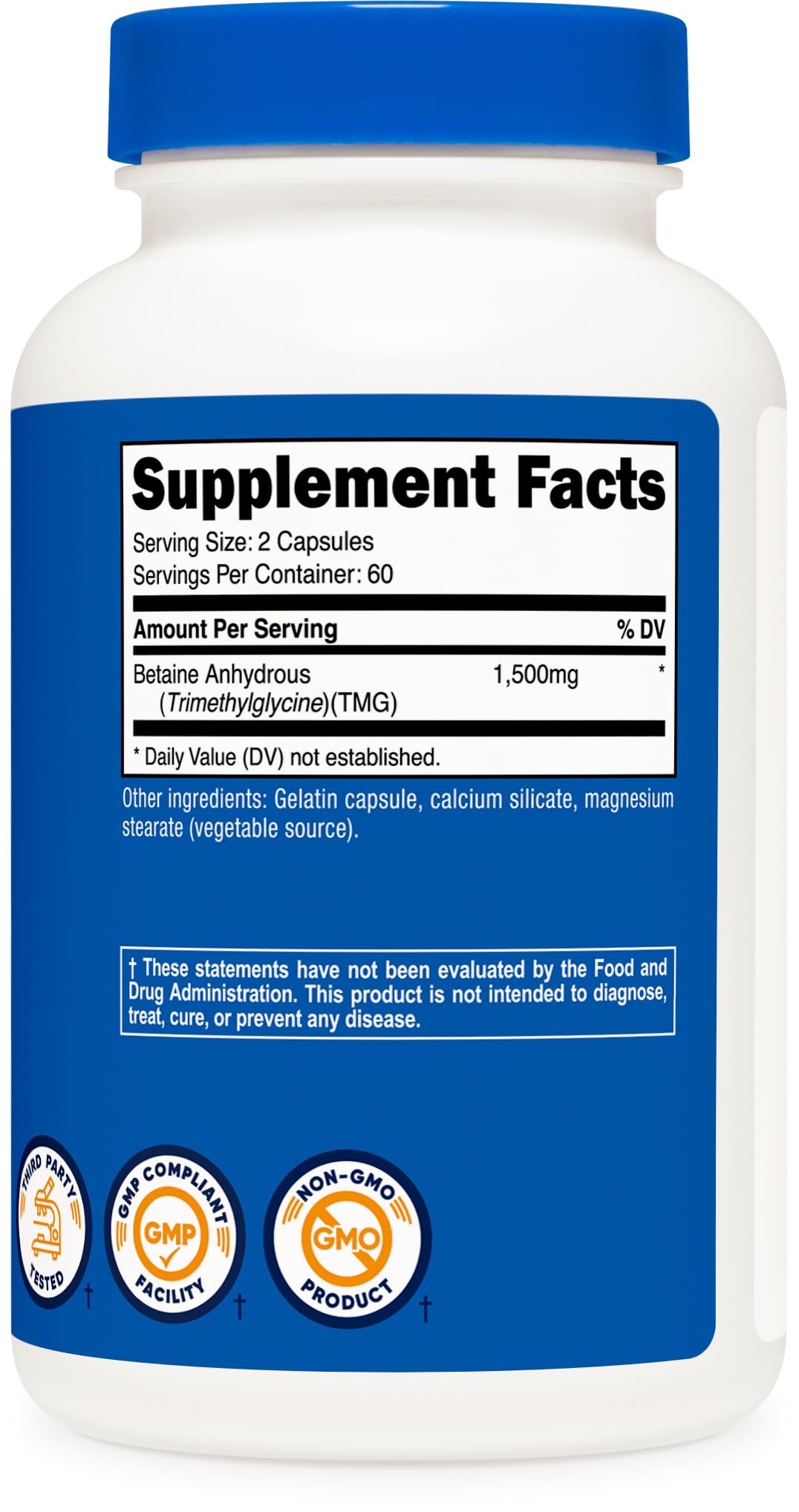 GMP compliant FDA-registered facility label
