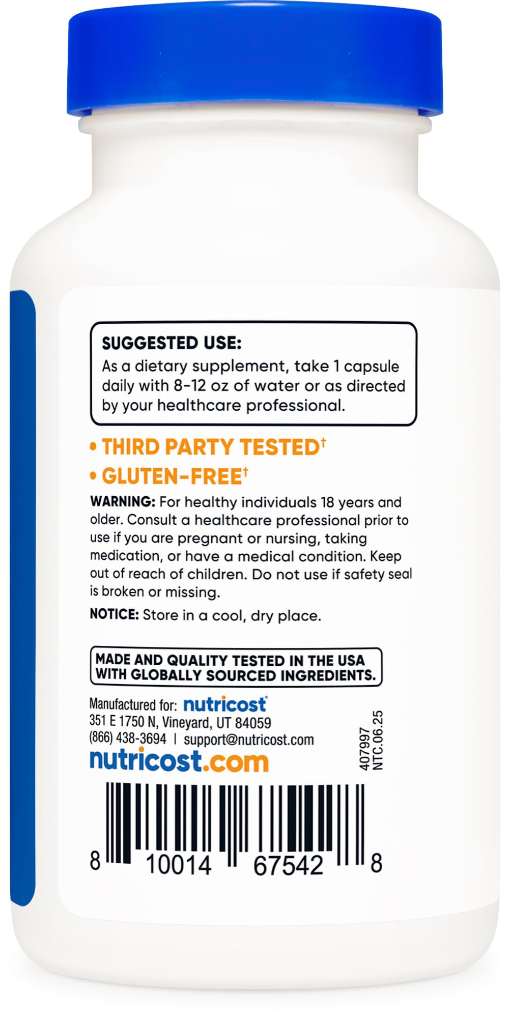 Nutricost Bioperine absorption image indicating enhanced nutrient uptake.