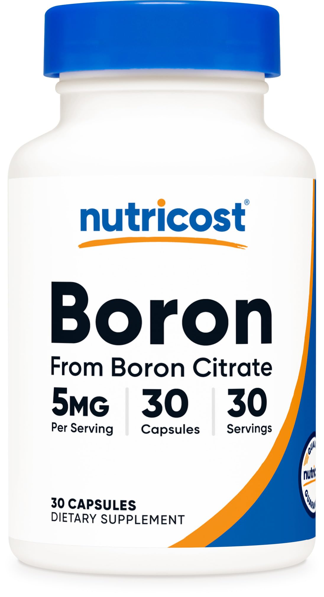 Nutricost Boron 5mg capsules – 30 servings per bottle