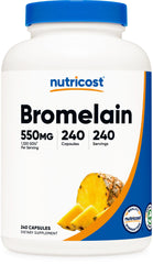 Nutricost Bromelain Capsules bottle 240-count