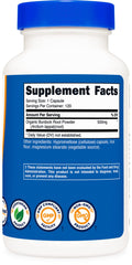 Nutrition and supplement packaging close-up