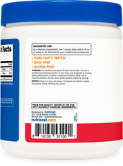 Nutricost Calcium Magnesium Powder Peach Mango 60 Servings bottle front