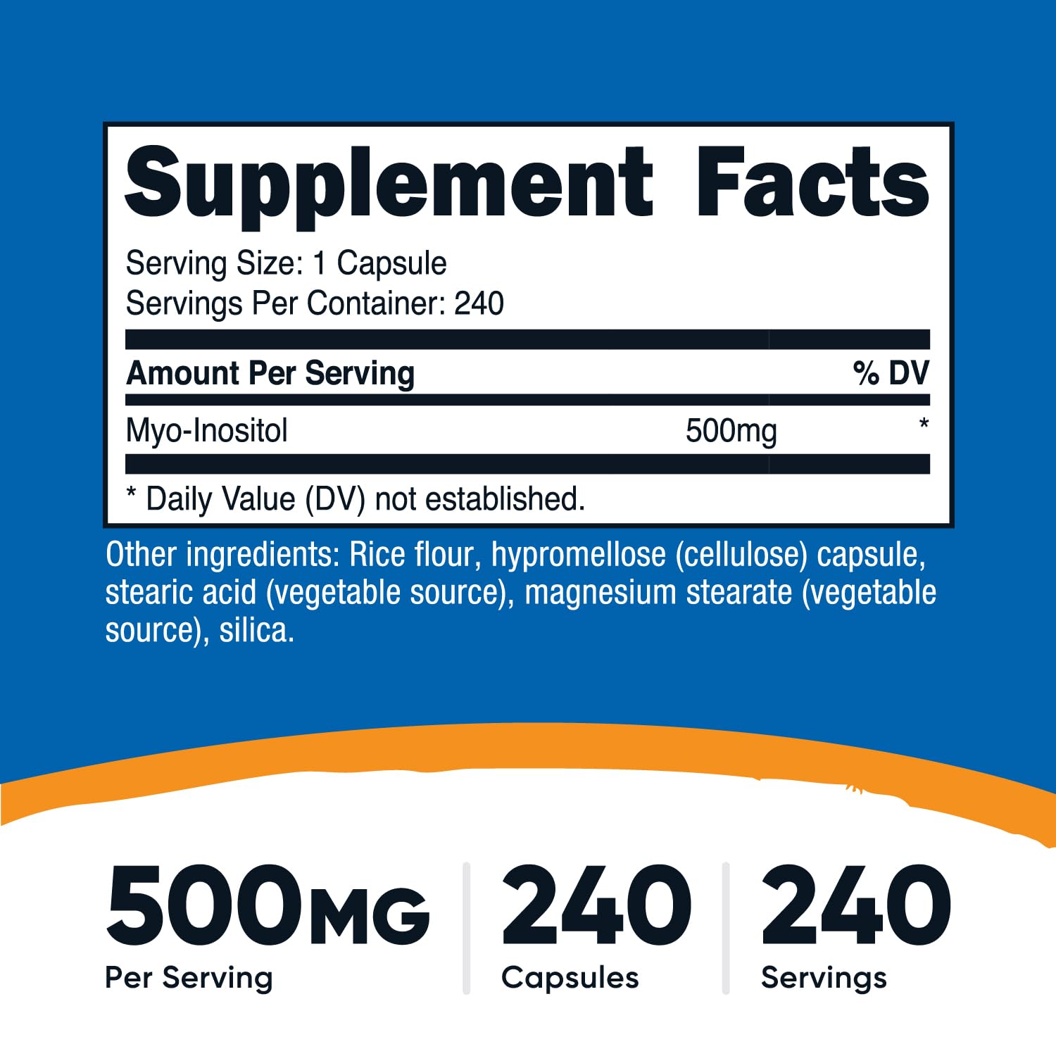 Nutricost capsule close-up showing smooth texture and easy-swallow plant-based shell