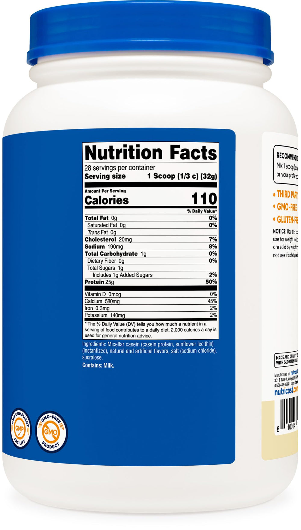 Gluten Free and Non-GMO labels on packaging