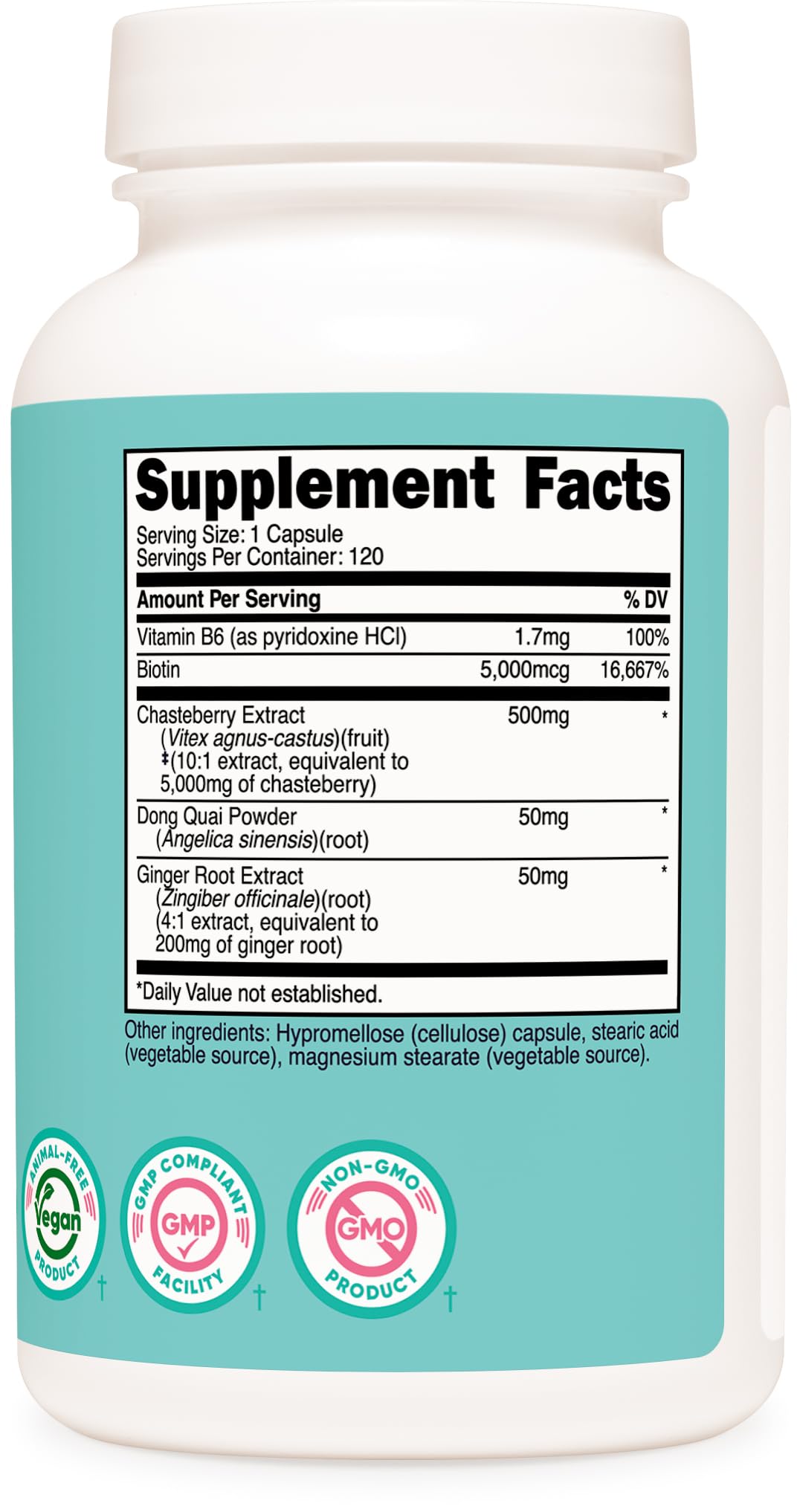 Nutricost Chasteberry for Women packaging on white background