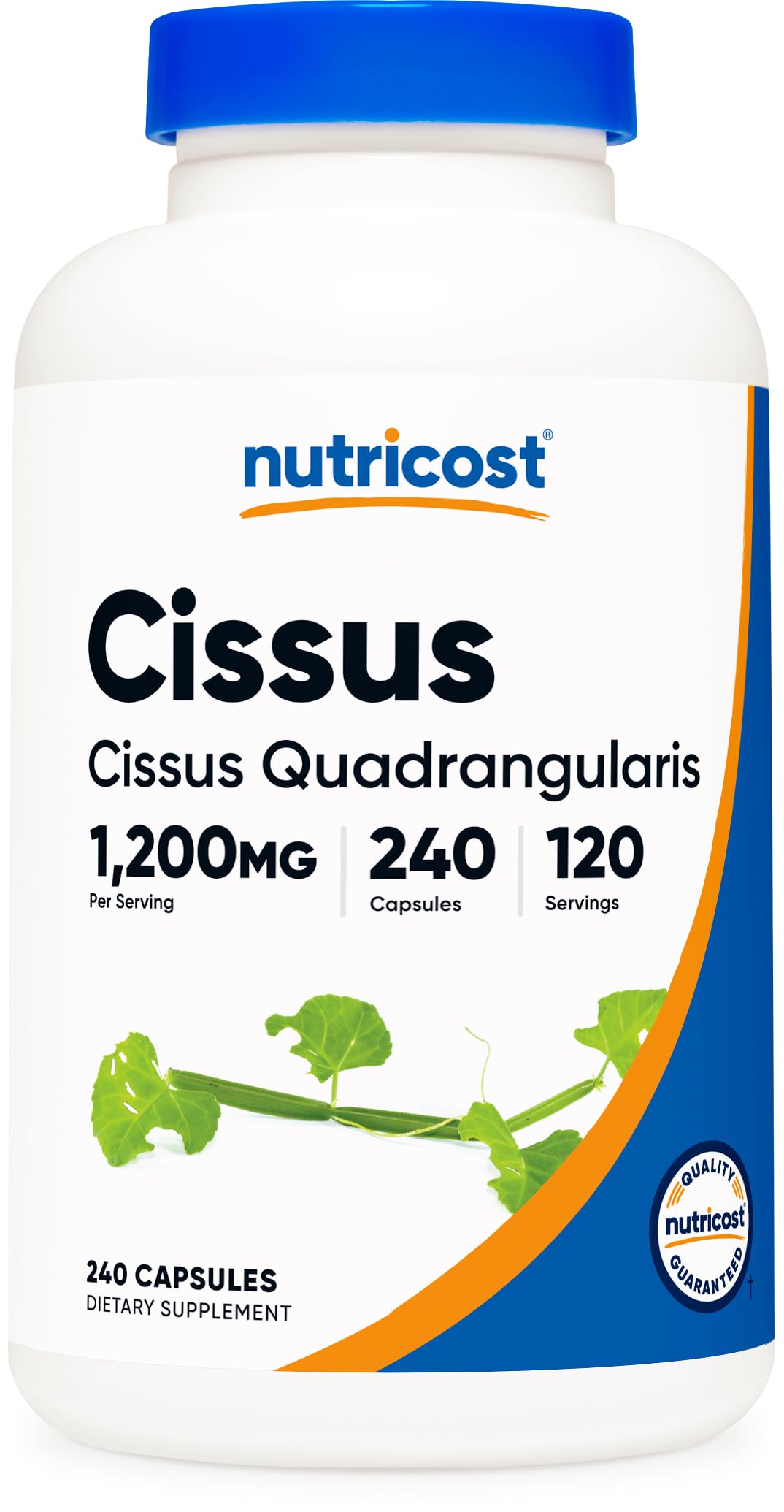 Nutricost Cissus Quadrangularis bottle with 240 vegan capsules