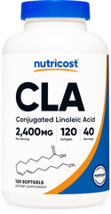 Nutricost CLA 2400mg bottle - front view