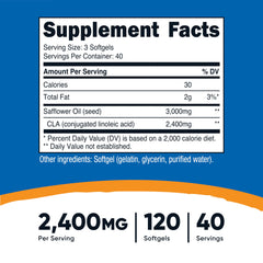 Nutricost CLA softgels close-up