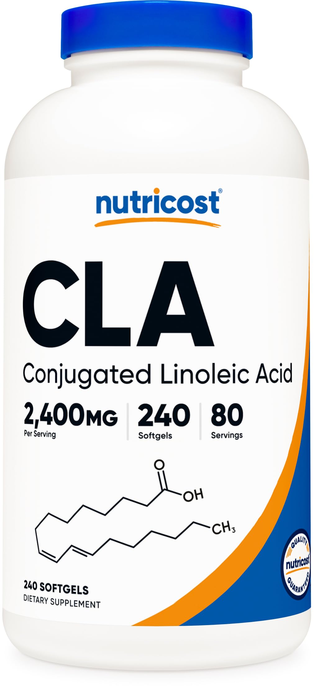Nutricost CLA 800mg bottle and label