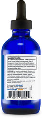 Side angle view of Nutricost Colloidal Silver 4oz bottle with dropper