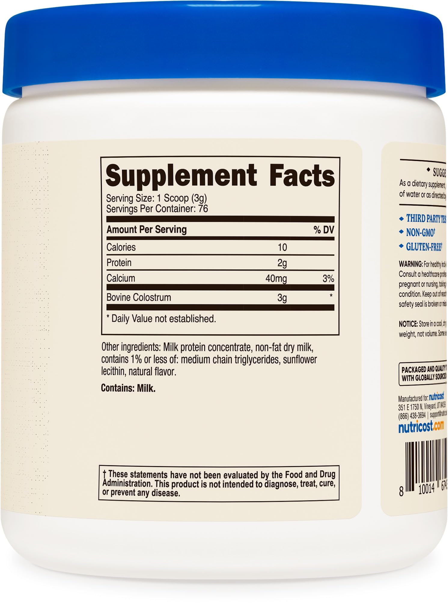 Made in USA: GMP-compliant and FDA-registered facility