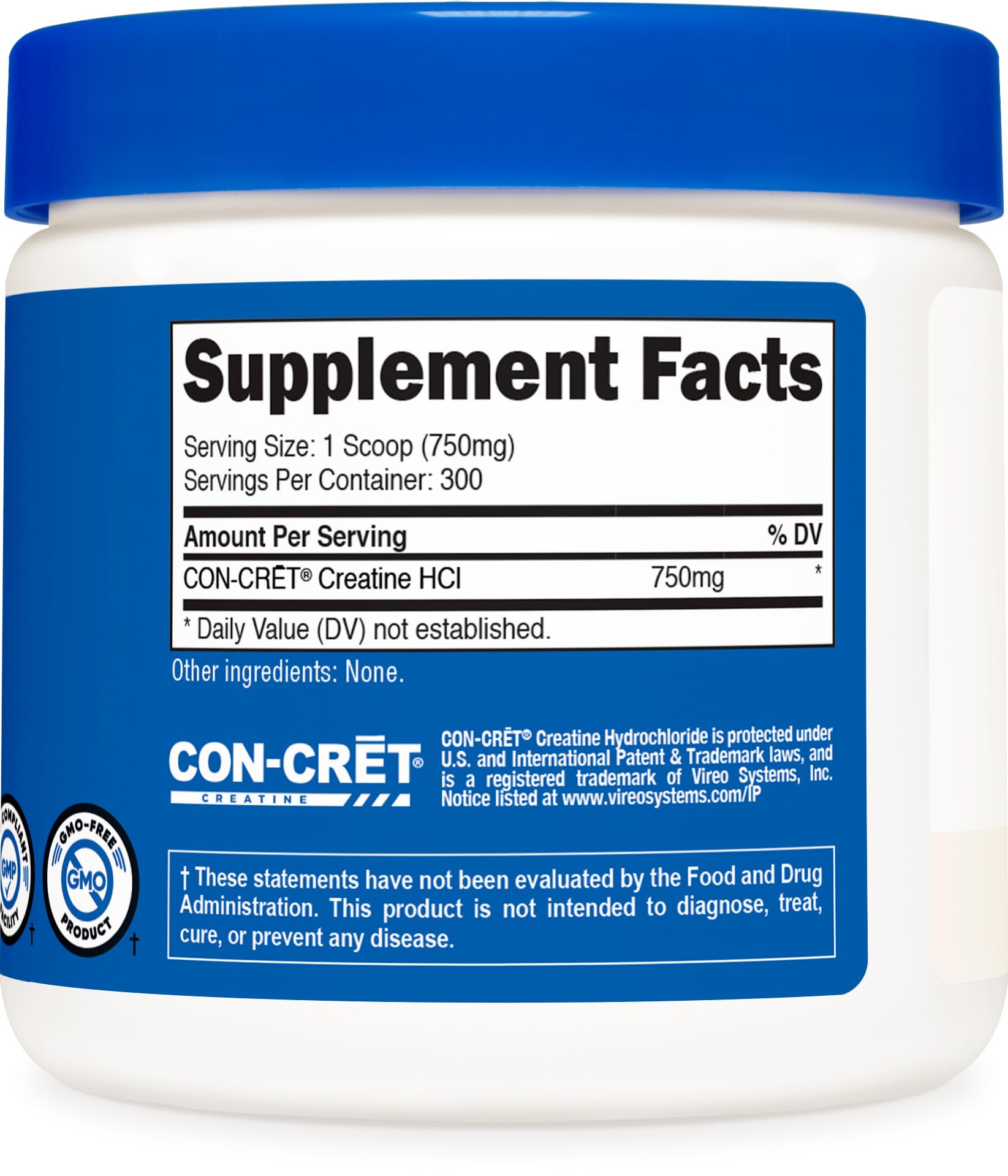 Nutricost Creatine HCl Powder 8 oz container