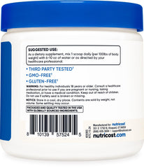 Serving scoop of Nutricost Creatine HCl Powder 8 oz
