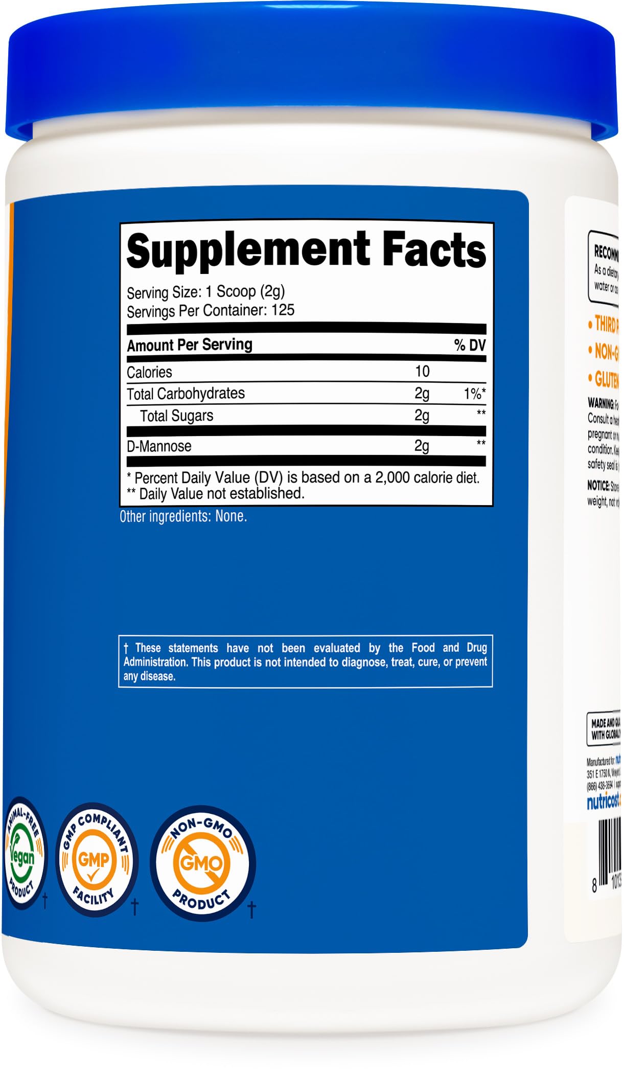 Serving idea: mix D-Mannose powder with water