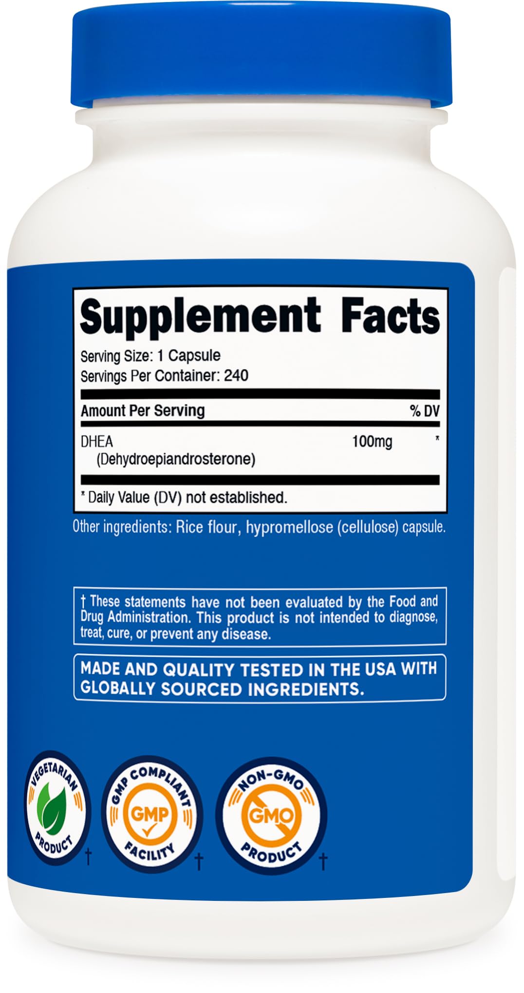 Third-party tested DHEA supplement ISO-accredited laboratories