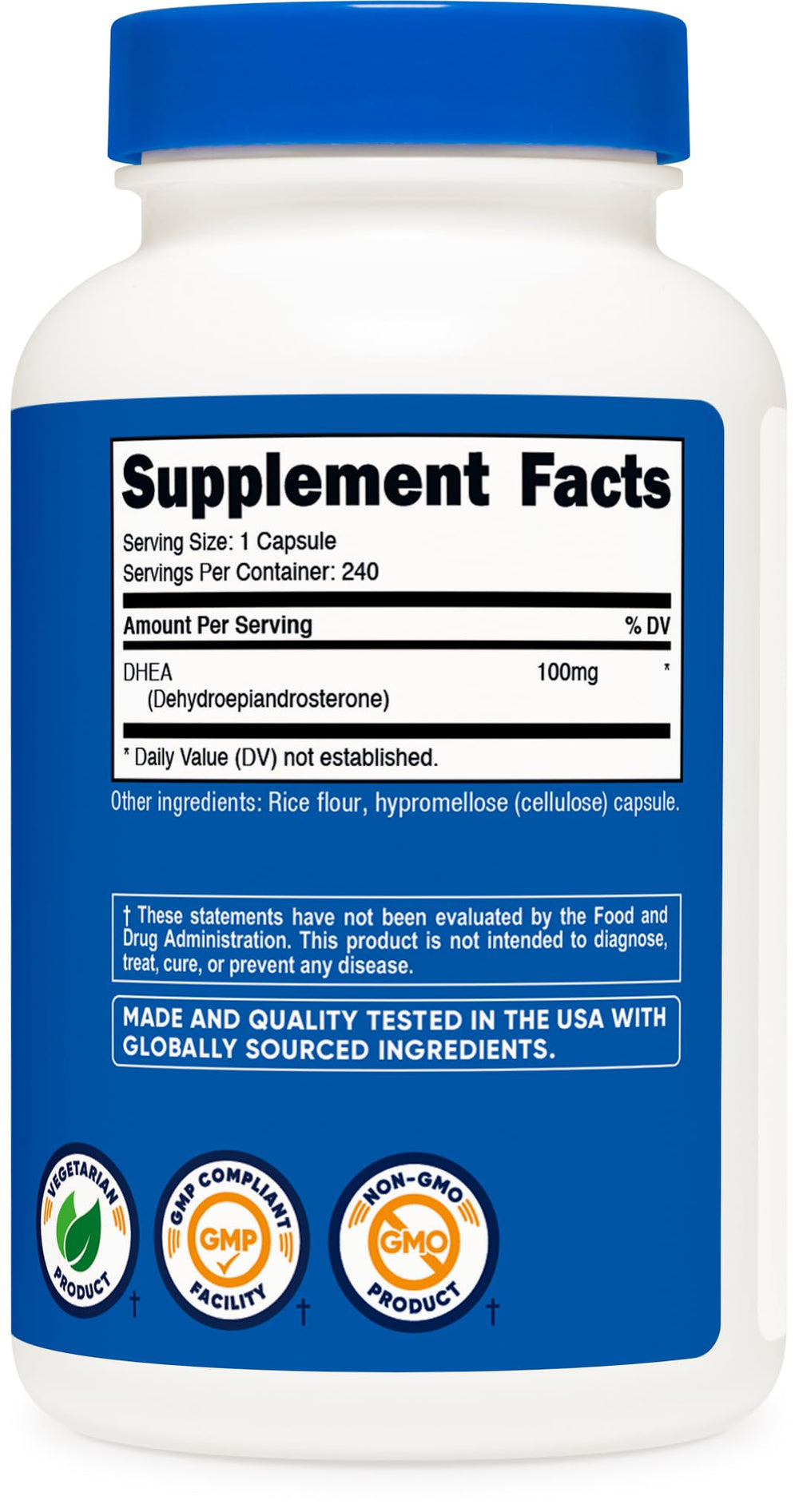 Third-party tested DHEA supplement ISO-accredited laboratories