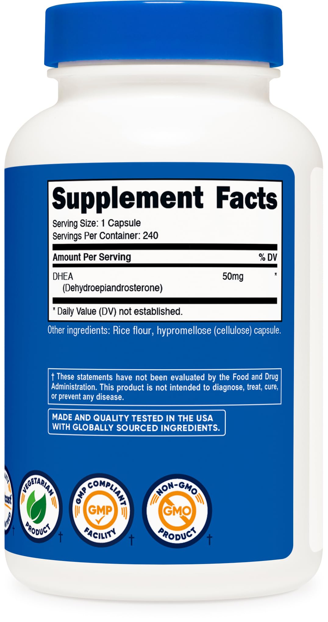 Manufacturing facility indicating NSF/GMP/FDA certification