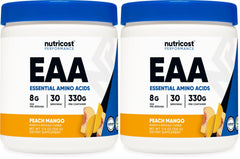 Nutricost EAA Powder Peach Mango container label